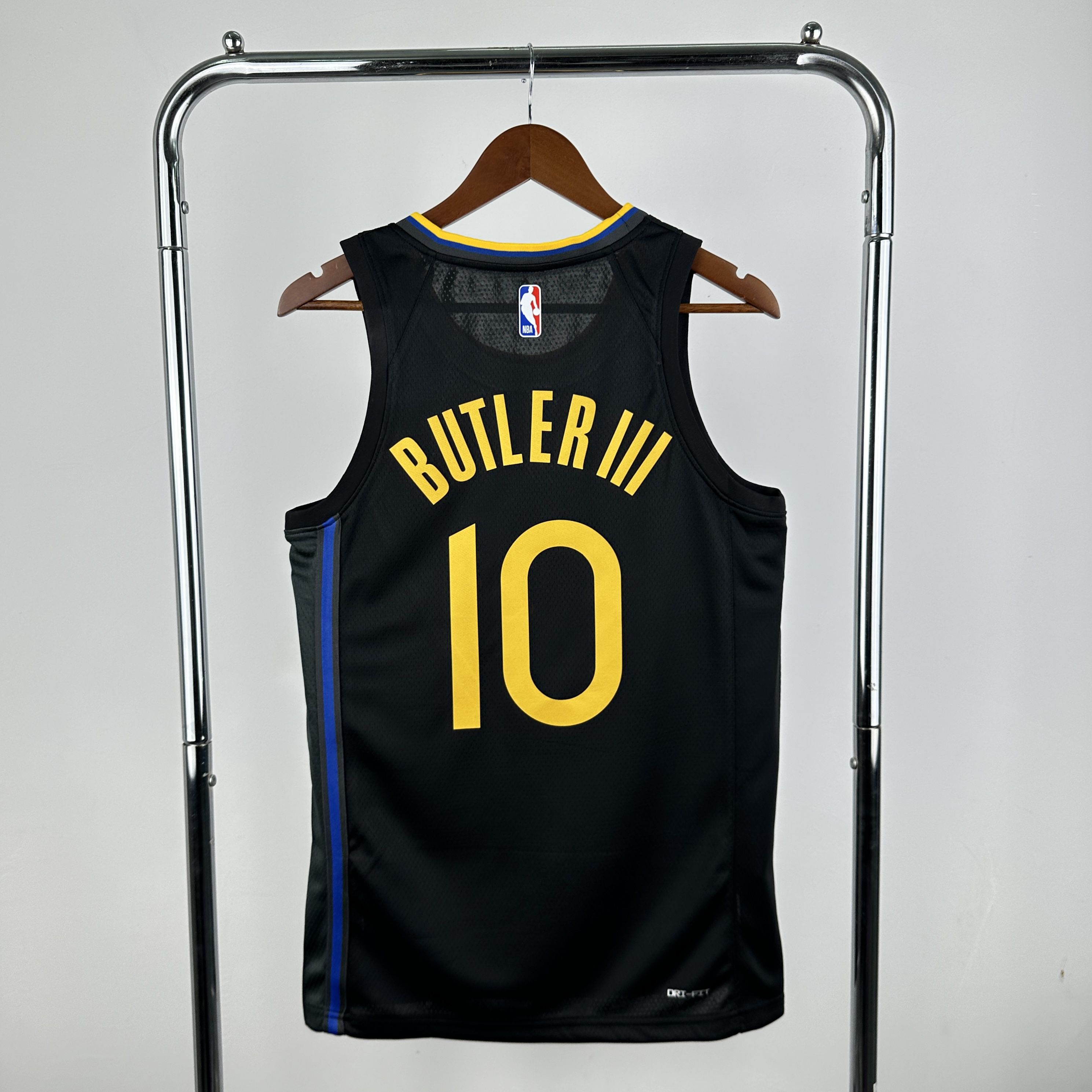 Men Golden State Warriors 10 Butler iii Black Jordan style Seasons 2025 NBA Jersey